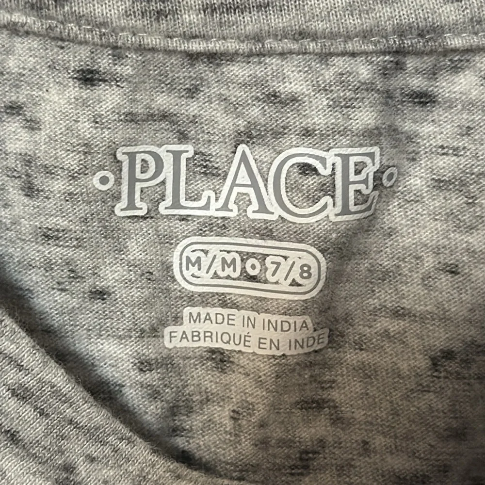 The Children’s Place Gray Henley Shirt Size M (7-8)